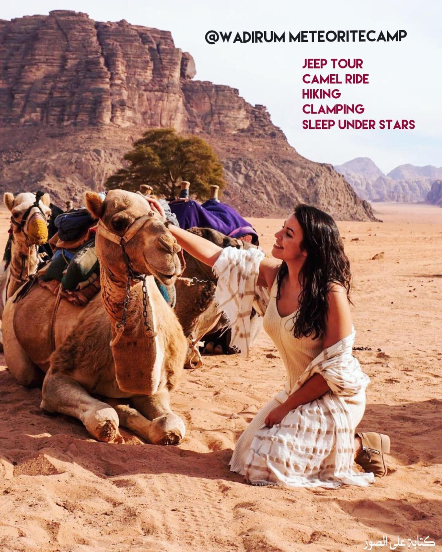 Wadi Rum Meteorite Camp Bed & Breakfast Exterior photo